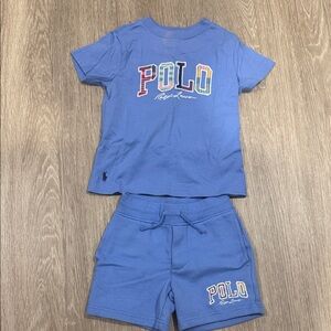 Polo by Ralph Lauren Blue Kids Matching Set